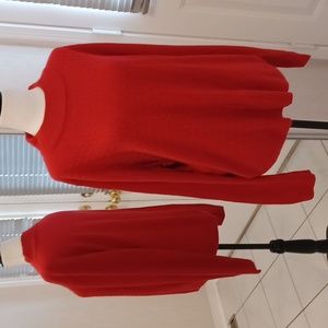 4/$40 Red Knit Lightweight Sweater - Fits Size 1X (US16)